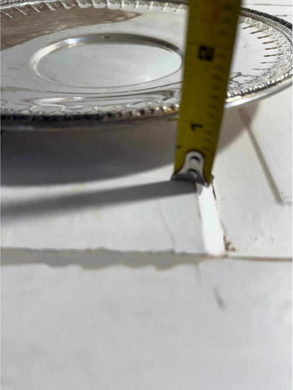 Reed & Barton MCM Silverplate 1202 tray and 1203 Holloware Bowl 6